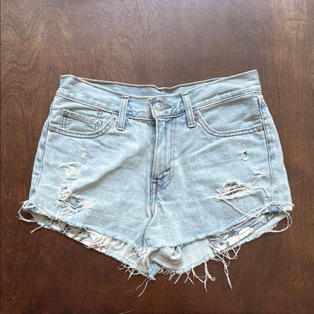 Levi’s Distressed Denim Shorts